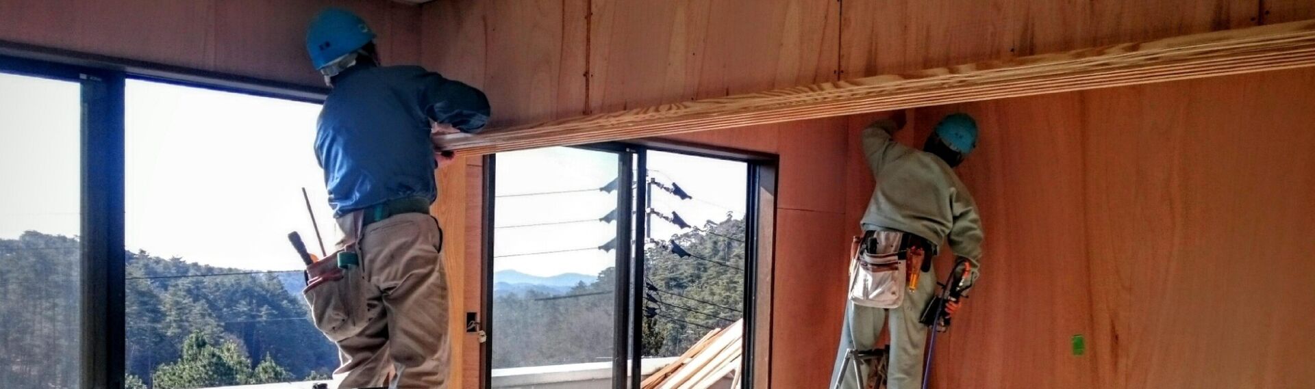 建設業許可を取得した建設業者さまのリフォーム工事作業現場